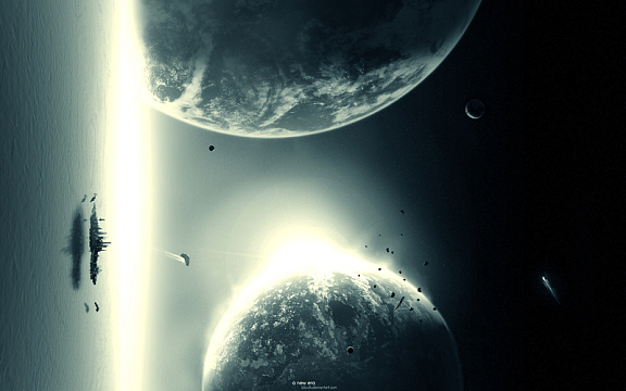 大气层,星云,星球,多彩