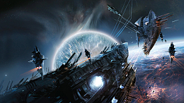 宇宙banner图，星球