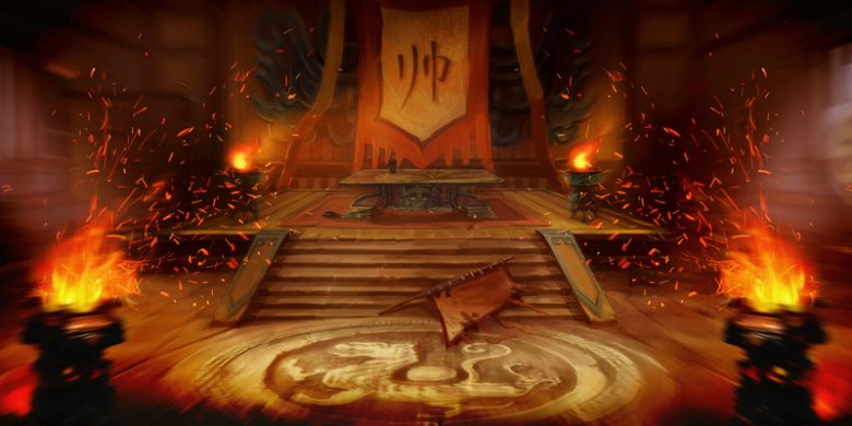 营帐烽火年会总结商务背景