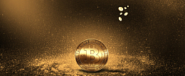 黑金风比特币金融banner海报