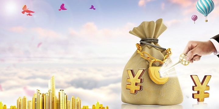 投资理财金融企业背景素材