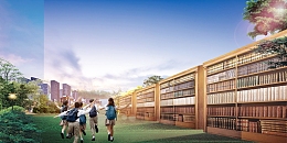 学区房花园洋房美景地产PSD素材