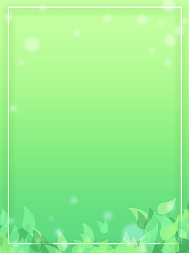 手绘绿色小清新夏至渐变背景