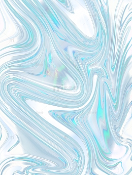 薄荷绿清新清爽镭射酸性纹理夏至电商背景