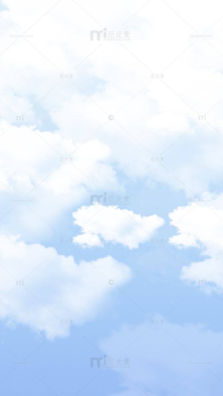 天空蓝天白云简约质感纹理背景
