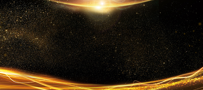 金色高档大气晚会盛典banner(1920x850)psdpng护肤品海报背景素材