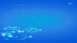签名墙商务背景蓝色科技签到处峰会展板海报