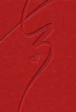 红色七夕节海报背景图