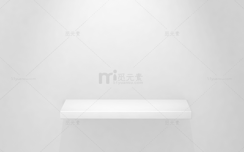 C4D简约白色展台图片免费下载_觅元素