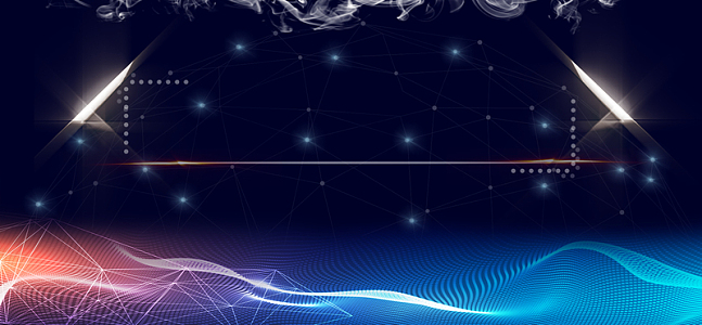 科技改变未来蓝色酷炫banner(1920x892)psdpng世界地图商务科技背景