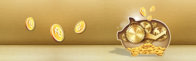 大气金融资金banner海报背景