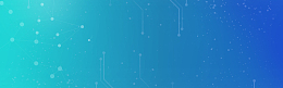 蓝色商务几何线条时尚banner