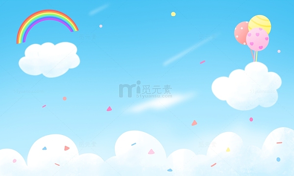 蓝天白云背景