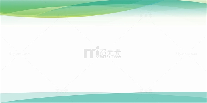 清新绿色简约背景板