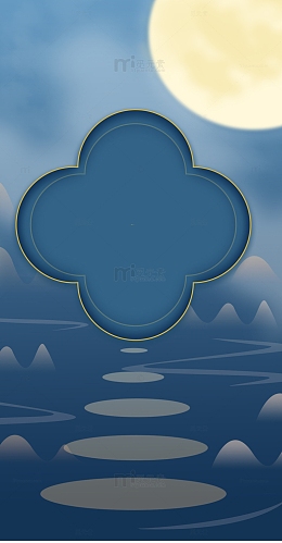 古风外径扁平简约背景素材图片-古风外径背景图片下载-觅元素