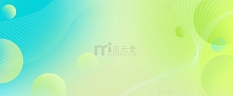 蓝绿渐变色商务科技风电商淘宝海报活动背景
