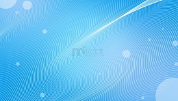简约几何线条光晕蓝色渐变商务科技海报背景