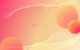 黄色渐变粉色流体线条电商淘宝背景
