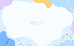 马卡龙彩色叠加不规则线条背景