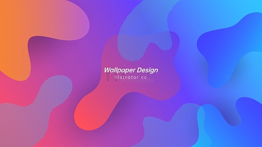 紫色大气几何矢量海报背景模板图片免费下载_觅元素