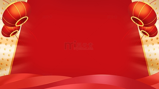 红色喜庆开门红开门大吉海报背景