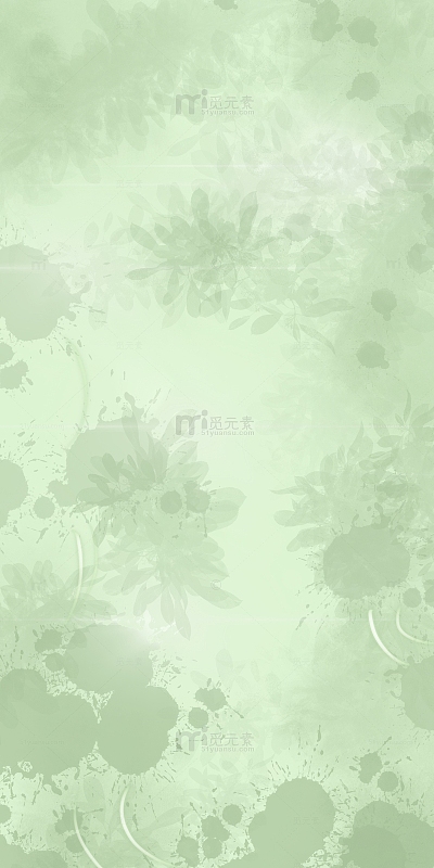 绿色小清新斑点背景壁纸简约