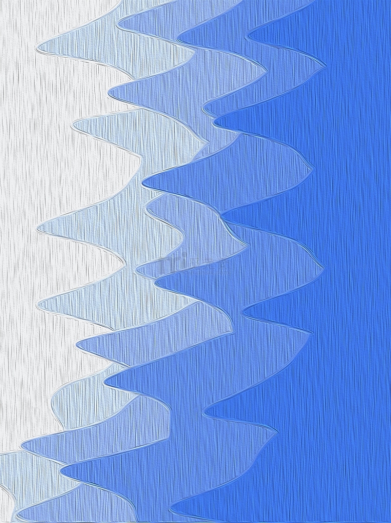 蓝色海洋油画风纹理背景图