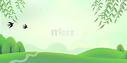 春天绿色背景