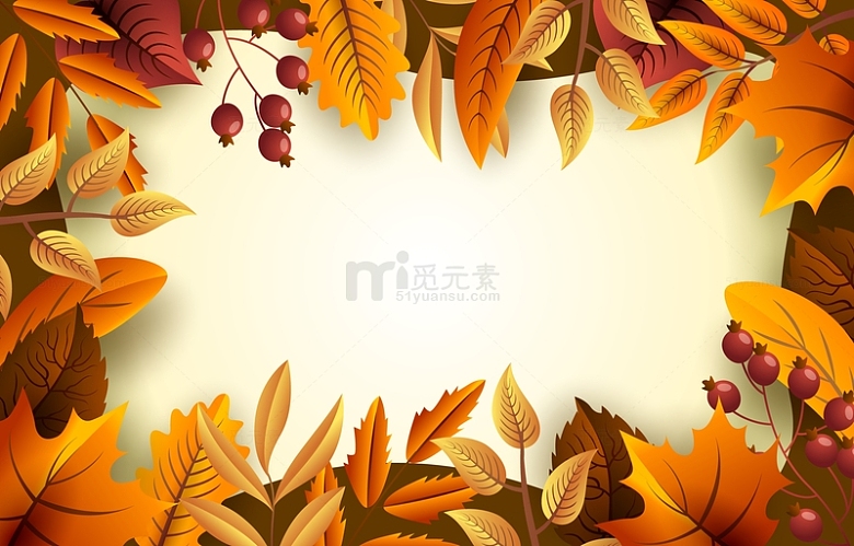 秋天叶子枯叶黄叶纸质质感纹理复古纸张