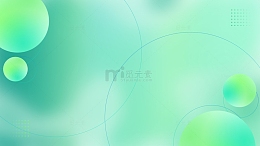 绿色渐变梦幻背景