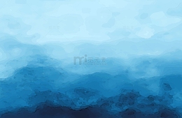 墙面斑驳蓝色复古墙壁纹理背景
