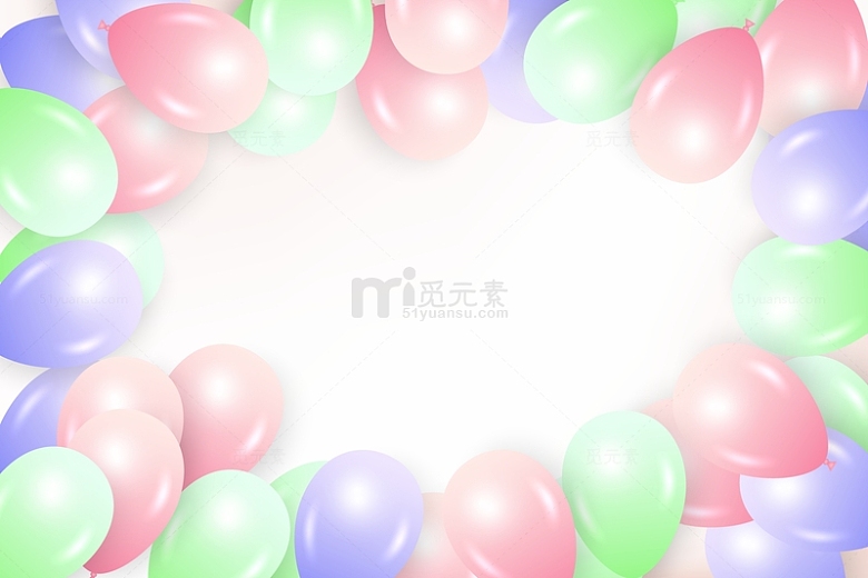 气球节日生日告白表白装饰背景
