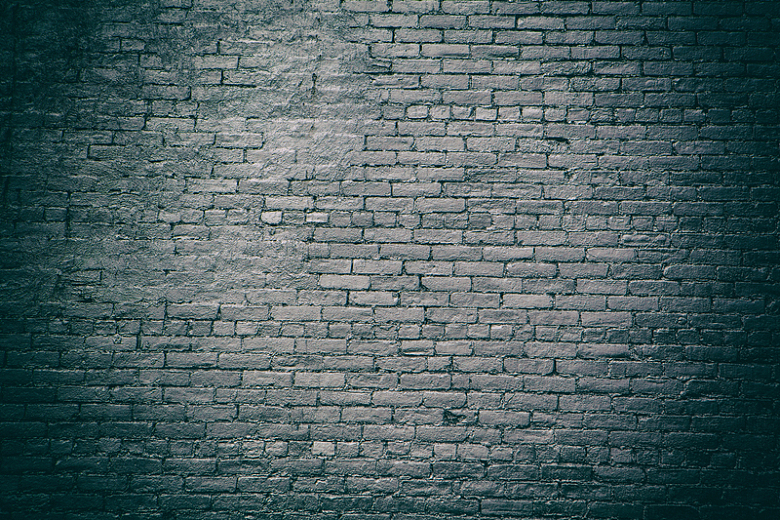 砖墙墙面黑白砖块