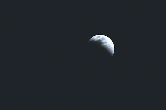 夜空月亮天空摄影