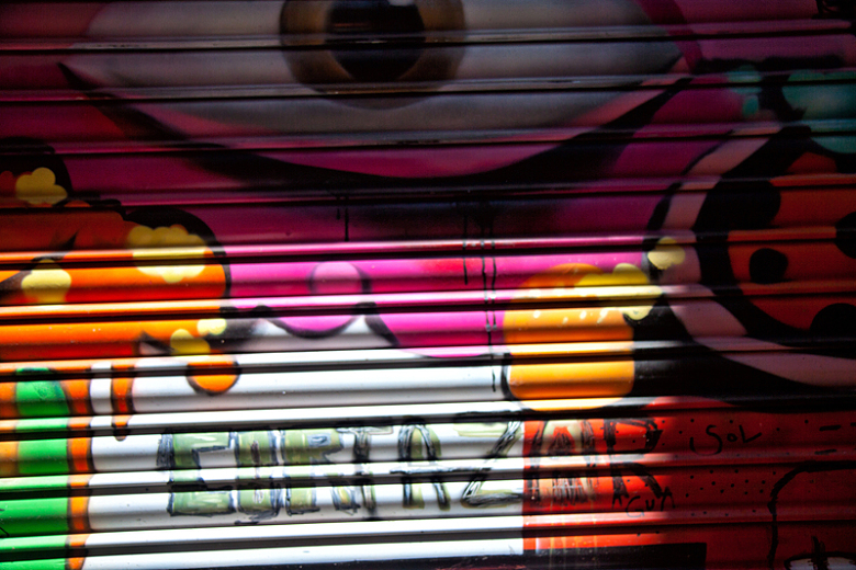 街头艺术阴影涂鸦