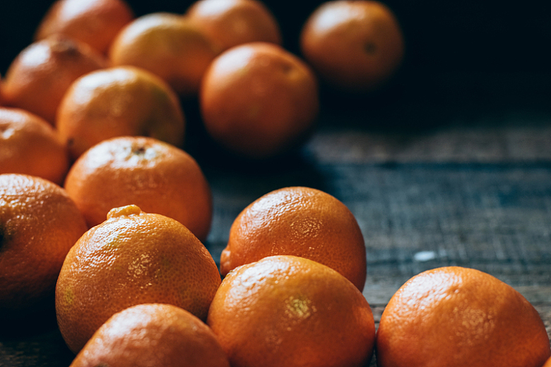 新鲜橙子水果摄影