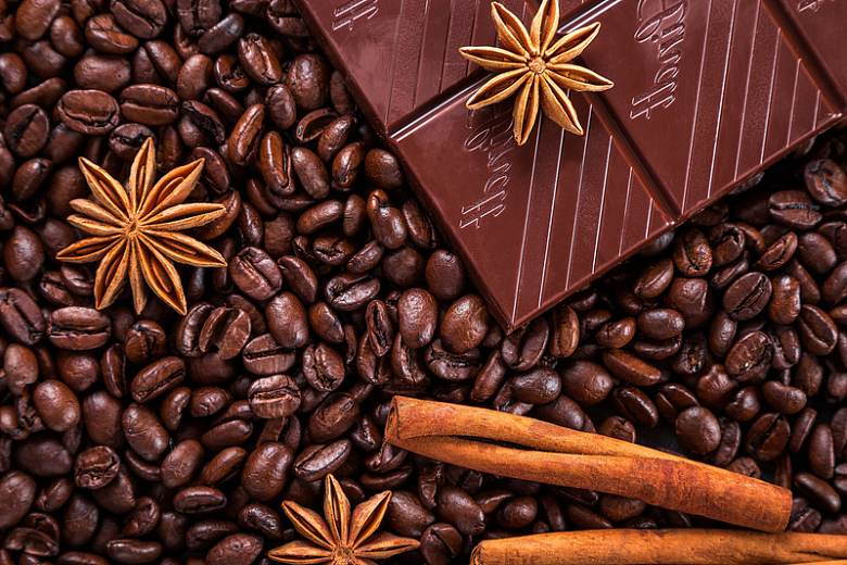 咖啡豆巧克力香料肉桂八角