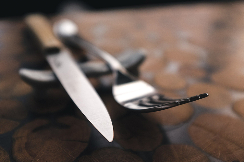 刀具餐桌叉子摄影