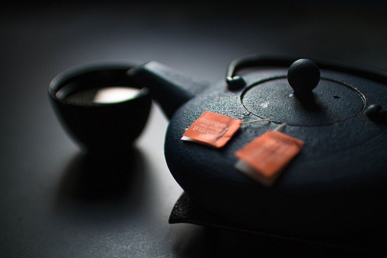 茶壶茶杯喝茶摄影