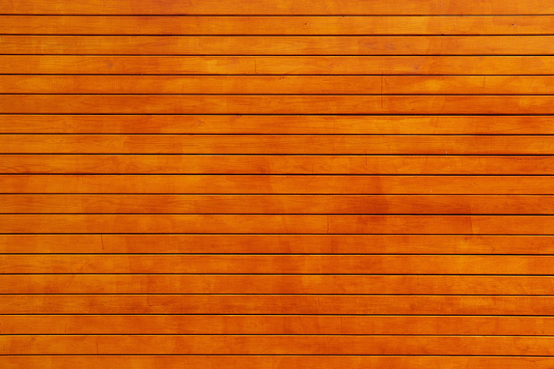 橙色木质纹理墙面