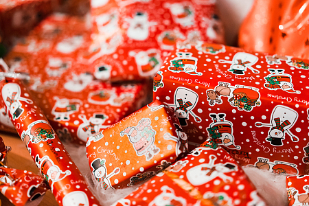 圣诞礼物礼盒摄影