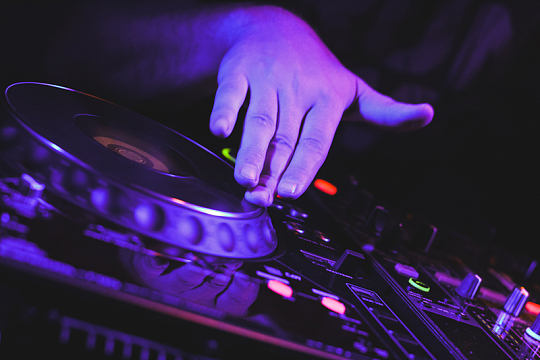 播放器手动DJ音乐特写