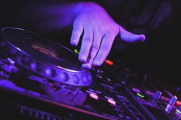 播放器手动DJ音乐特写