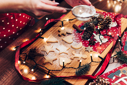 圣诞饼干白糖制作