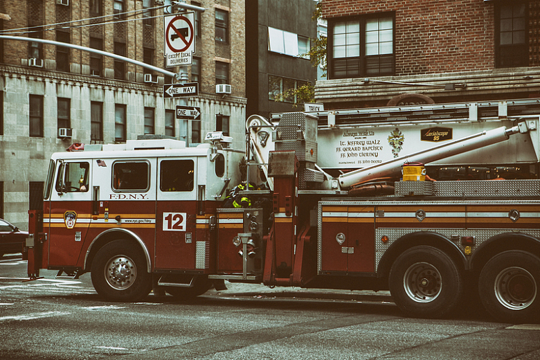纽约消防车公路街道