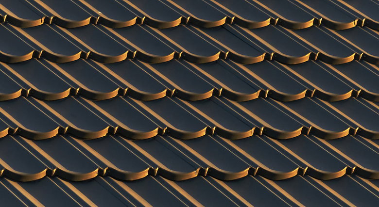 屋顶陶瓷房屋瓦片