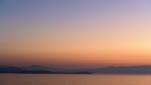 海洋日落夕阳晚霞