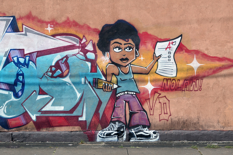 街头艺术城市涂鸦油漆