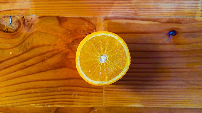 水果切片桌面橙子