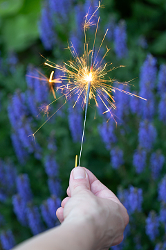 节日火花庆祝活动烟花